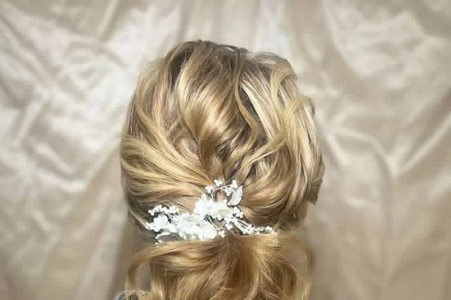 Half up half down hair