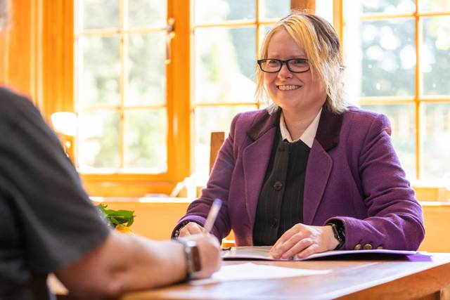 Becky Jones, Celebrant