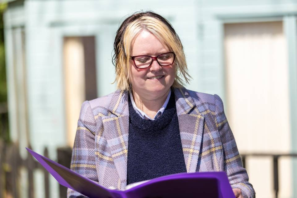 Becky Jones, Celebrant