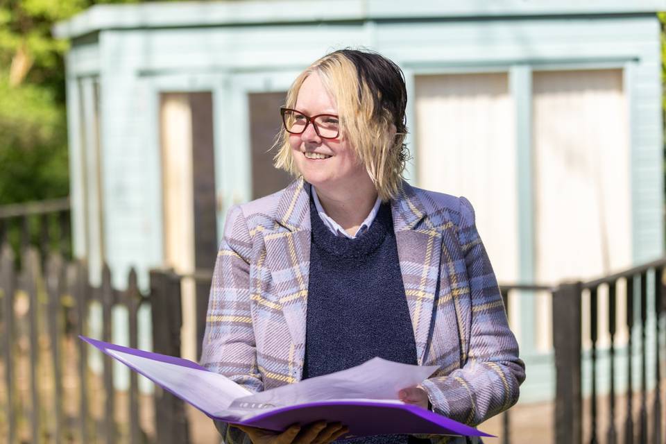 Becky Jones, Celebrant