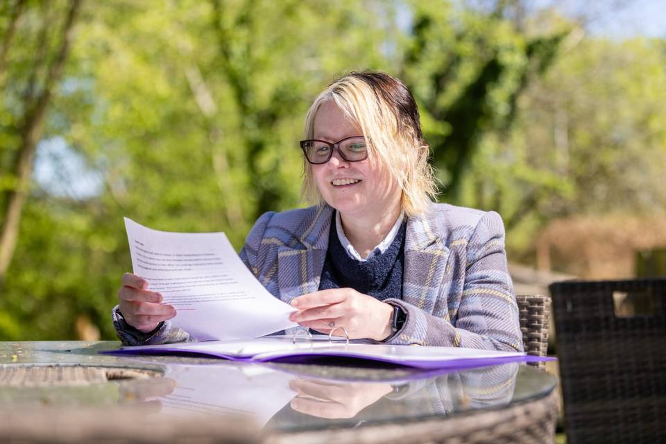 Becky Jones, Celebrant