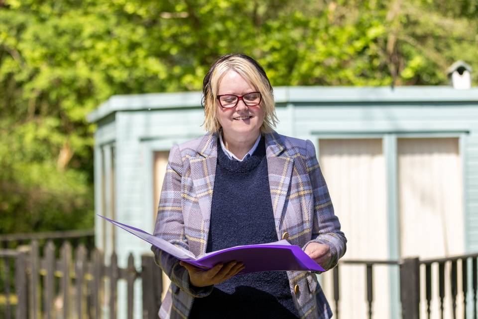 Becky Jones, Celebrant
