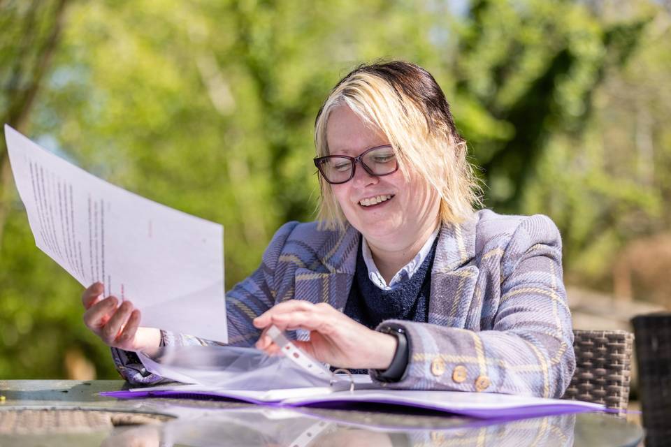 Becky Jones, Celebrant