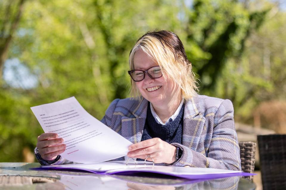 Becky Jones, Celebrant