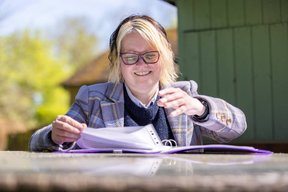 Becky Jones, Celebrant