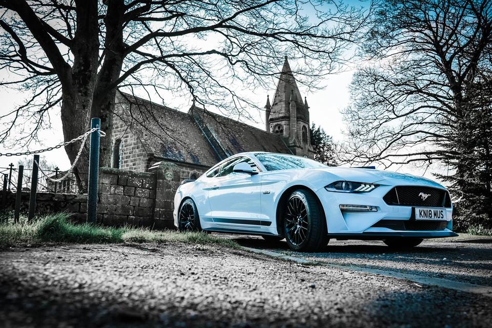 Ford Mustang Wedding Car Hire