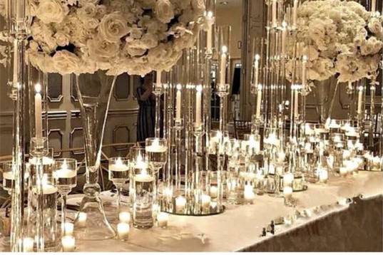 Glass Candelabras