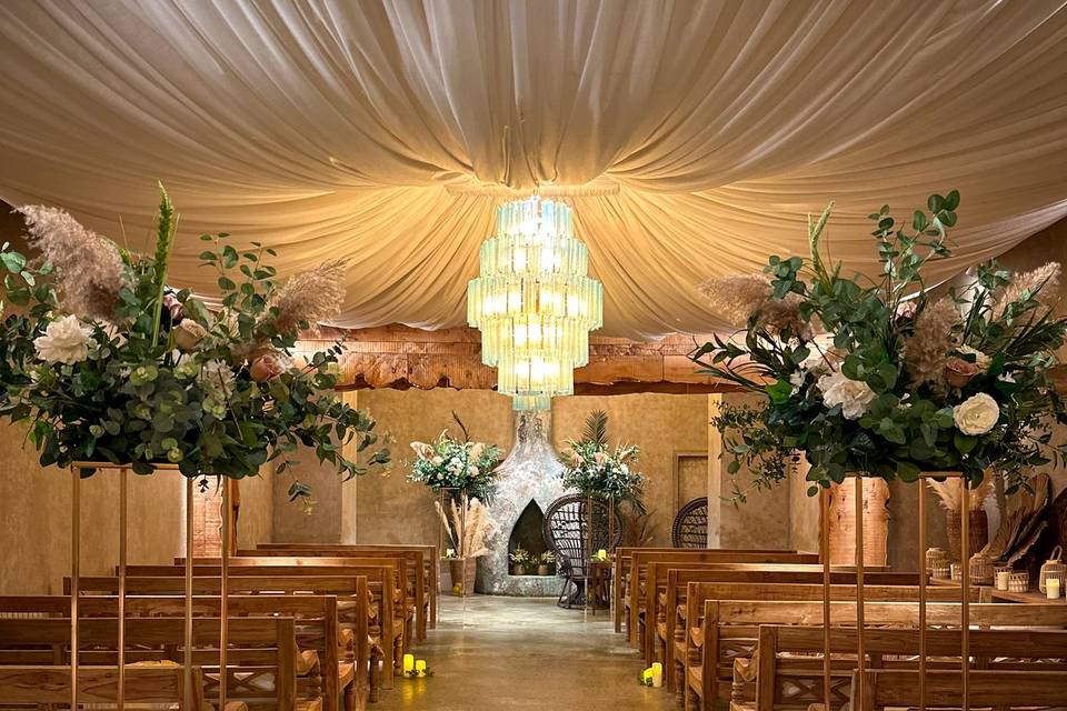 Aisle decor