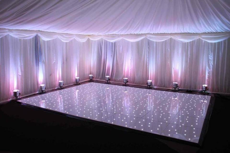 LED Dancefloor 20ft by 20ft