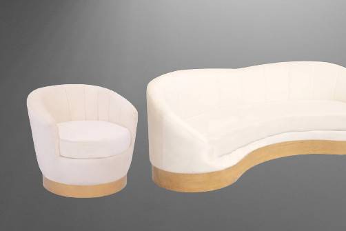 3 Sofa and side Armchairs