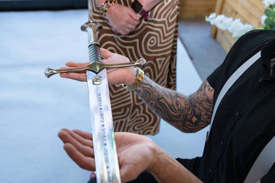Beautiful Sword Ceremony