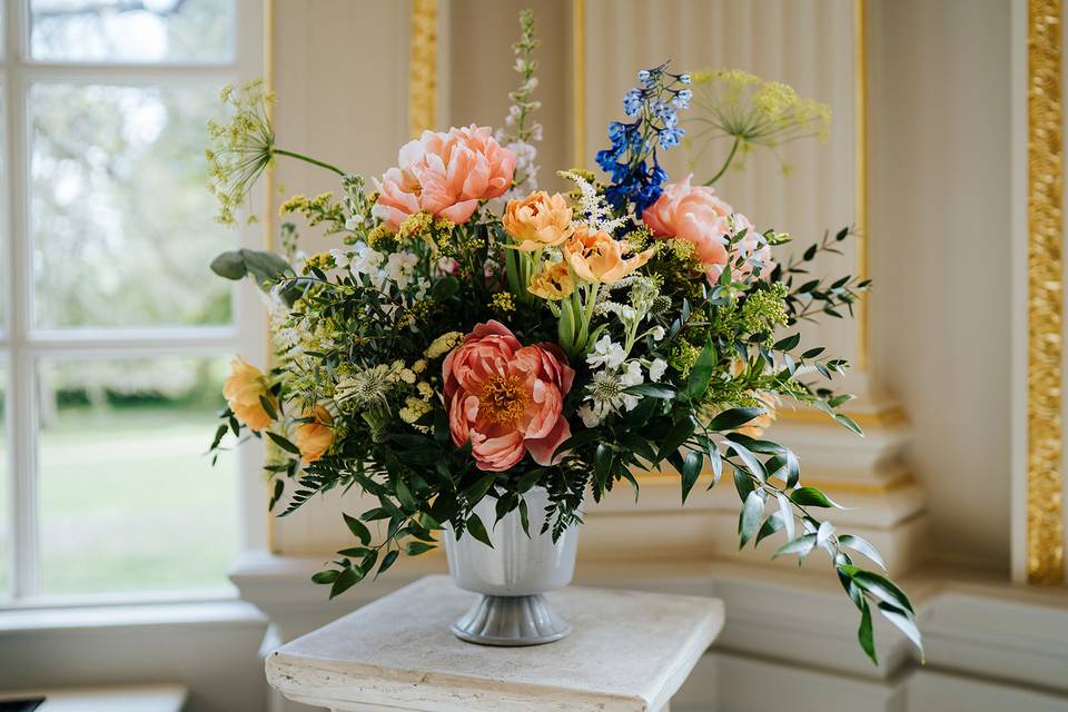 Spring urn arrangement