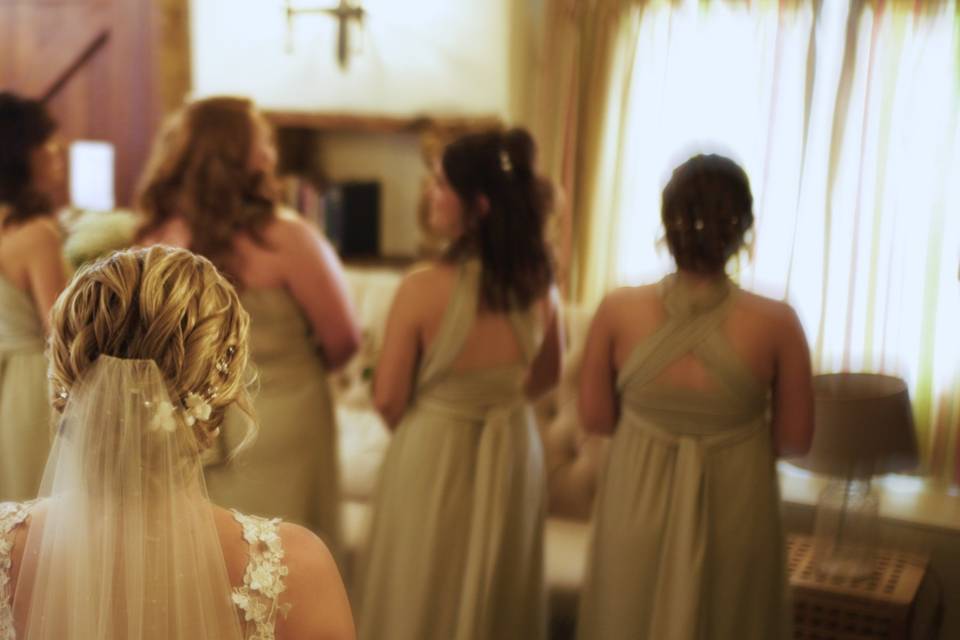 The bridesmaid reveal