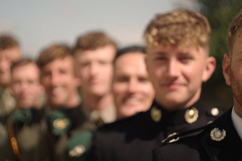 Military men brought in line