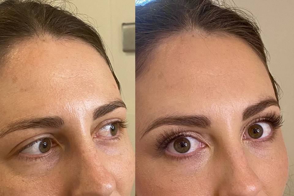 Olivia before and after