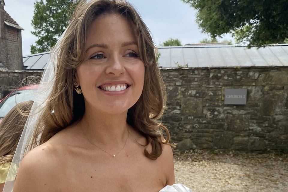 Louise pre ceremony
