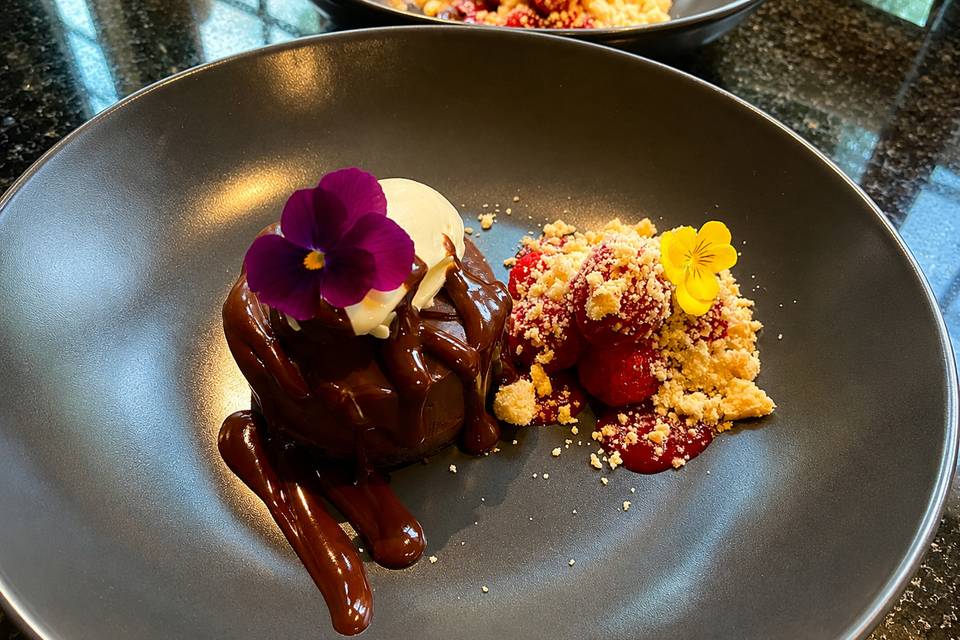 Delightful chocolate dessert