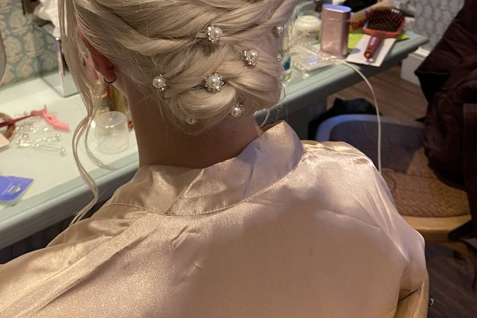 Beautiful updo