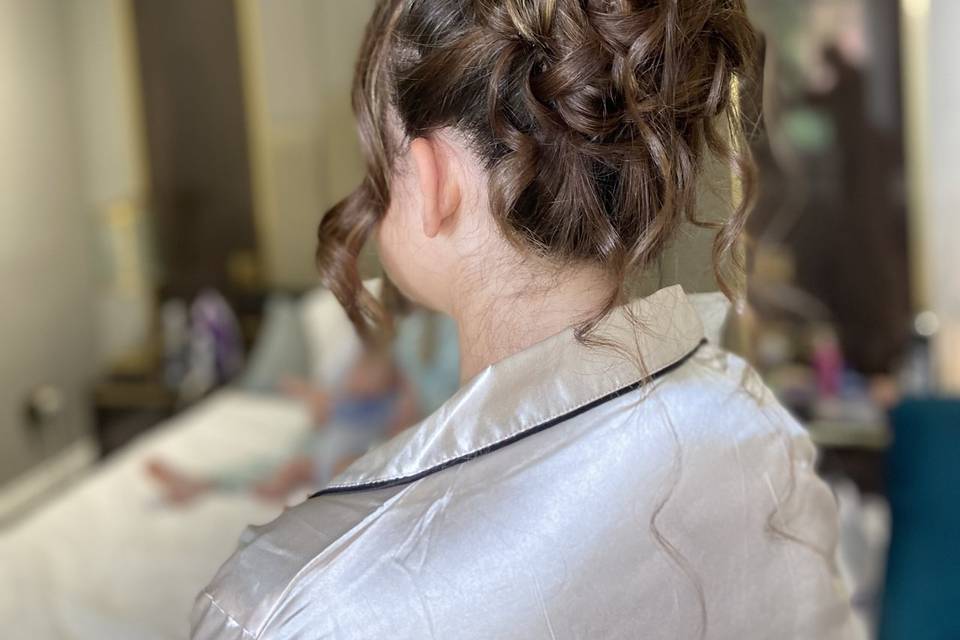 Bridemaid updo!