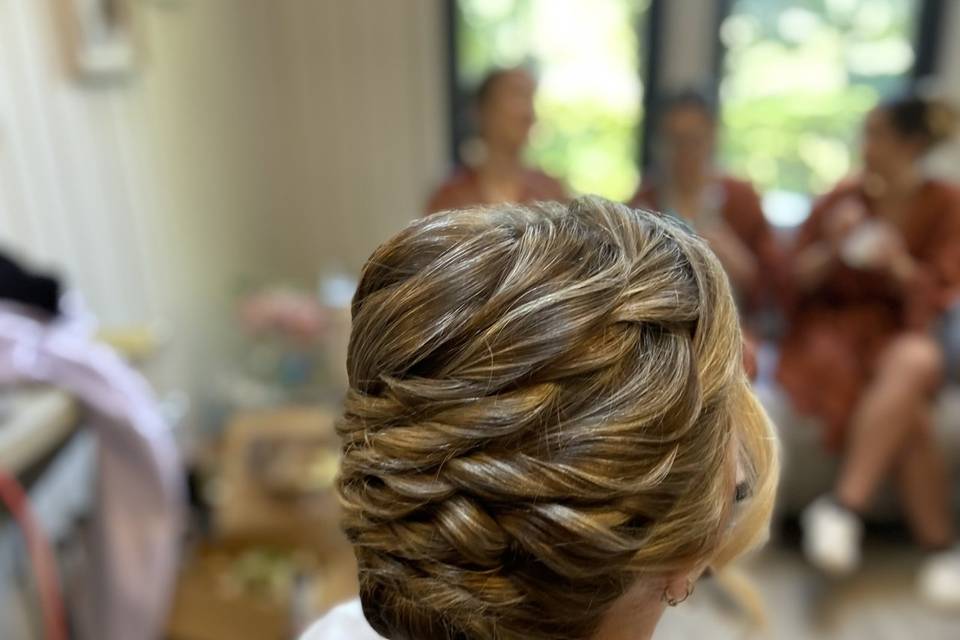 Twisted bridal UpDo!