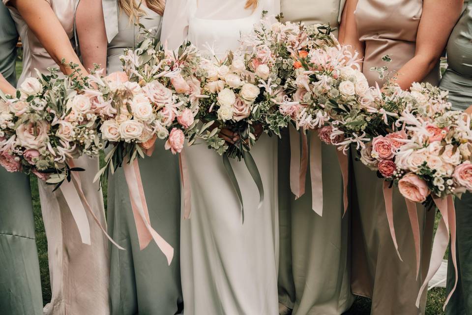 Bridesmaids posies