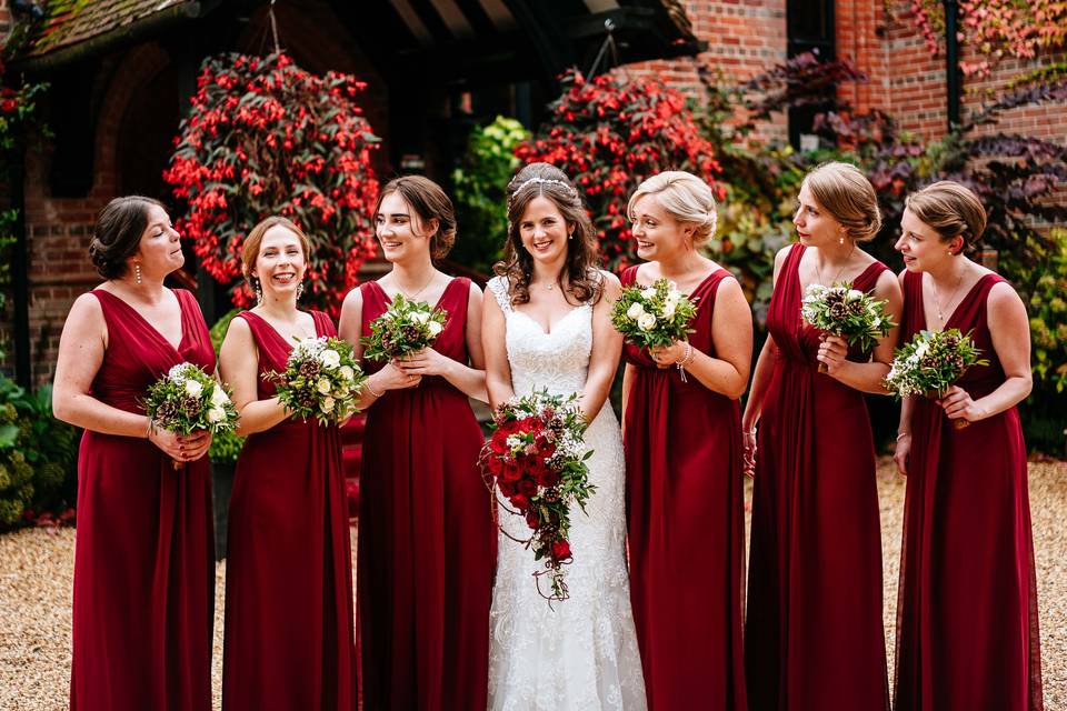 Styling the whole bridal party