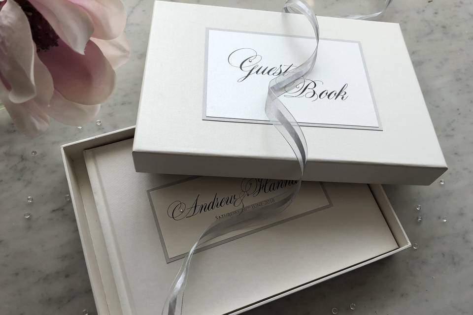 Bespoke guest book