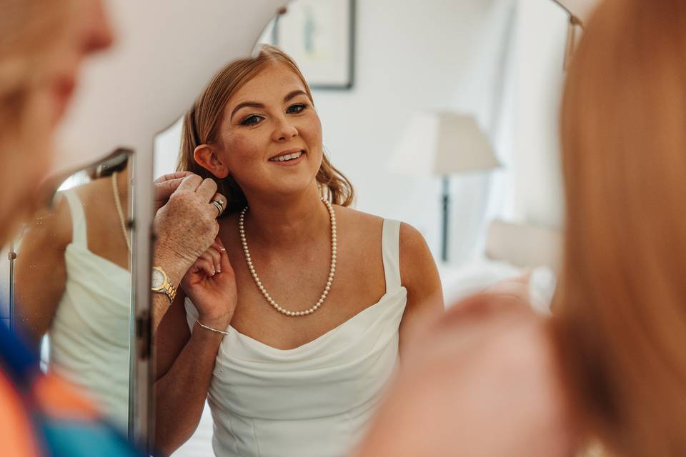 Earrings On