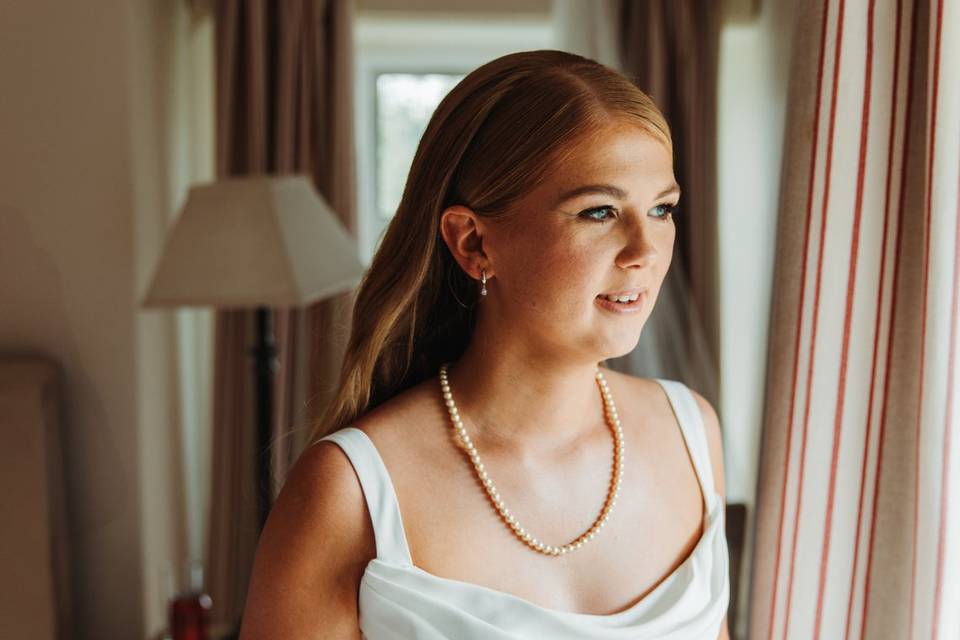 Bride Getting Ready