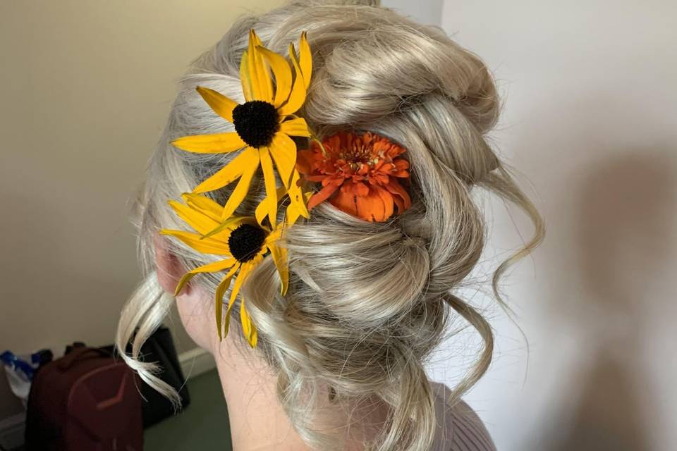 Flowers in the hair