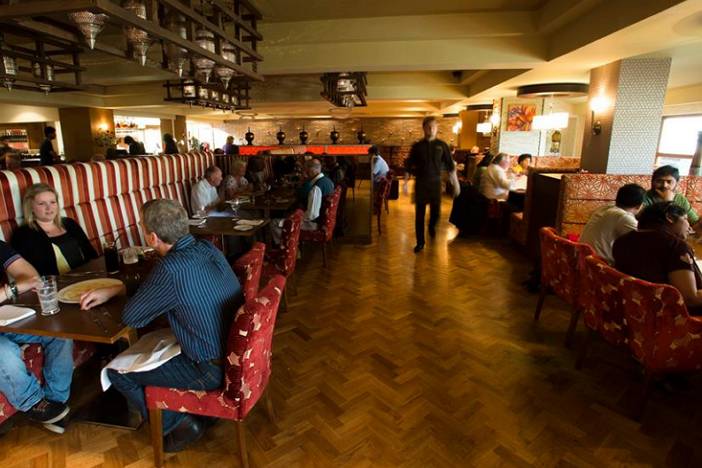 Indoor dining area