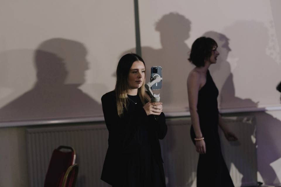 Taking video of dancing