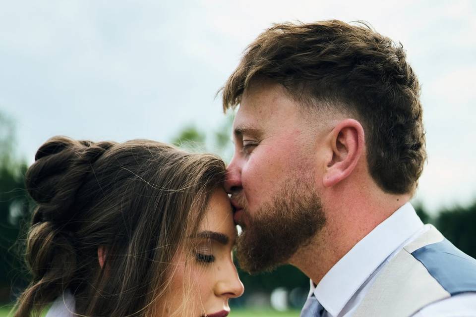 That forehead kiss