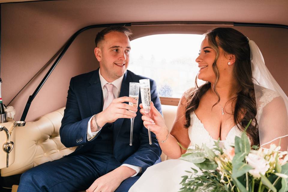 Cheers to tying the knot