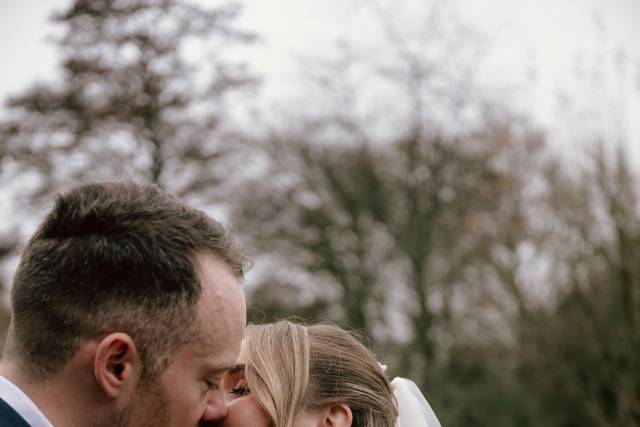 Winter wedding in Bibury