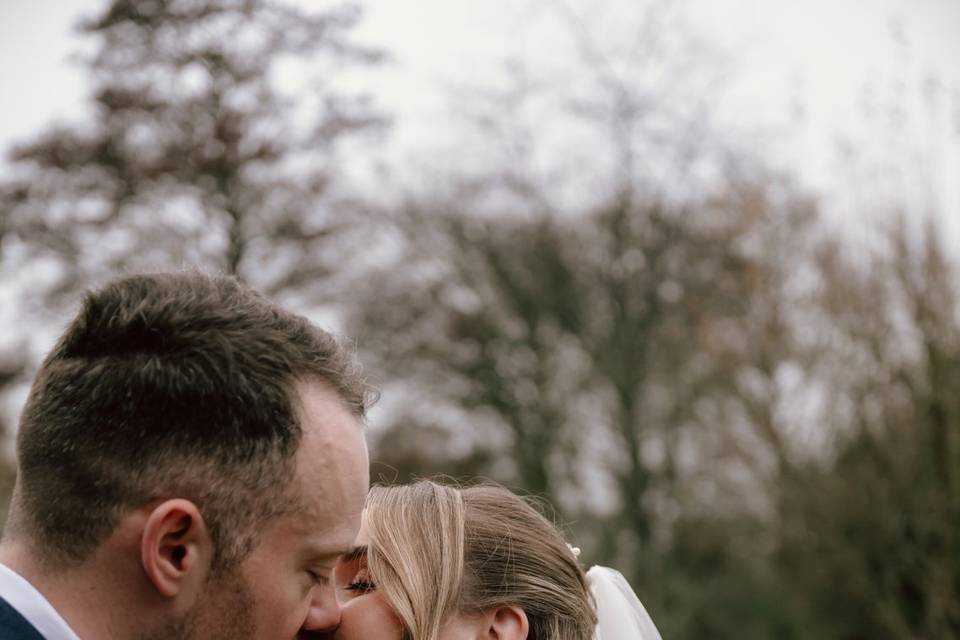 Winter wedding in Bibury
