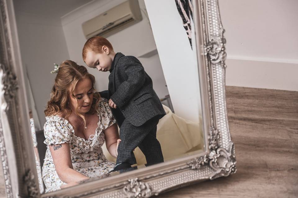 Mirror and son
