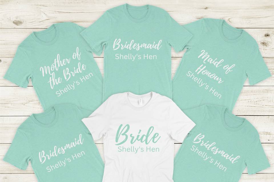 Hen Party/ Stag T Shirts
