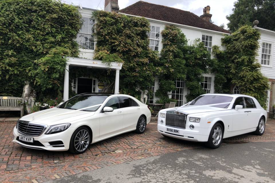 Stunning White Wedding Cars