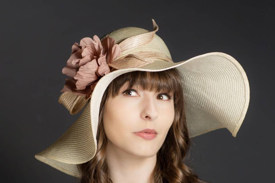 Cora mother of bride hat