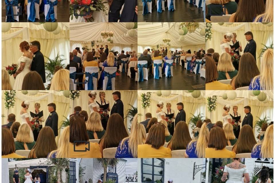 Marquee wedding