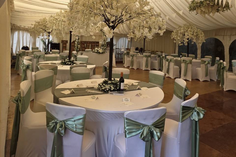 Marquee set up