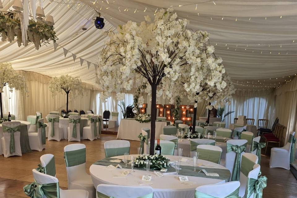 Marquee set up