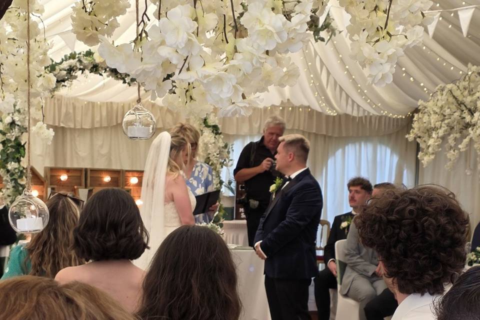 Marquee wedding
