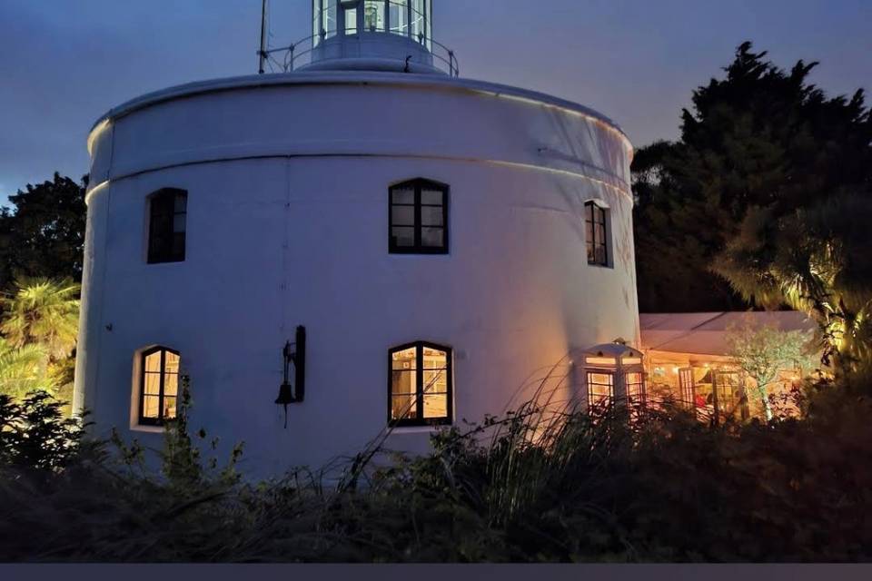 Lighthouse at night