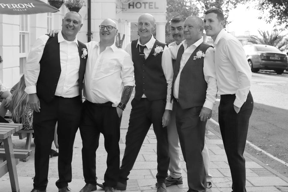 The groomsmen