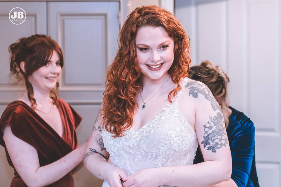Rosa and her bridesmaid party