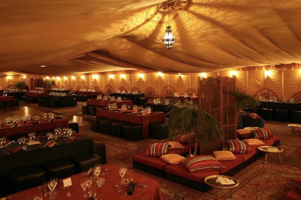 Moroccan theme wedding