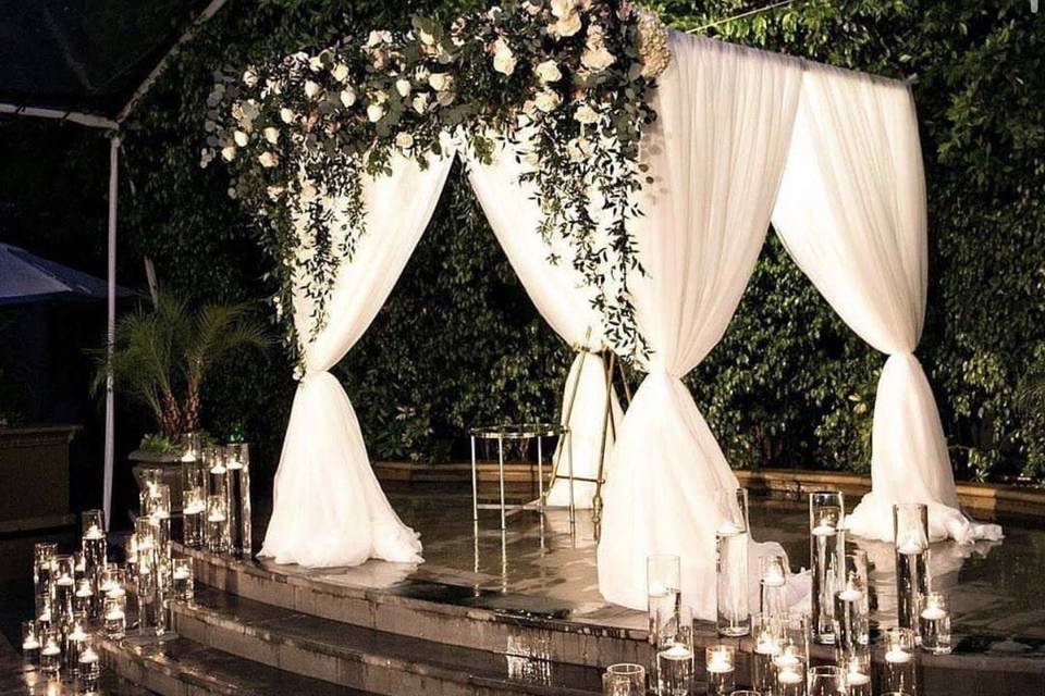 Outside wedding