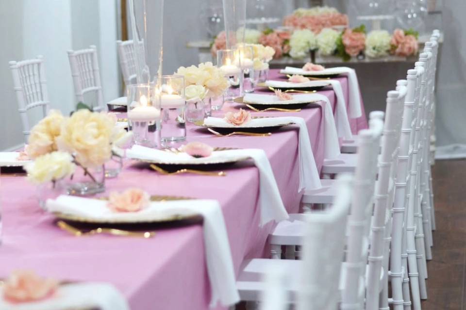 Pink and White theme